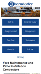 Mobile Screenshot of oberndorferlandscape.com